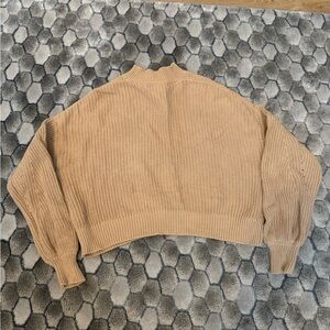Forever 21 Camel Cowl Neck Sweater